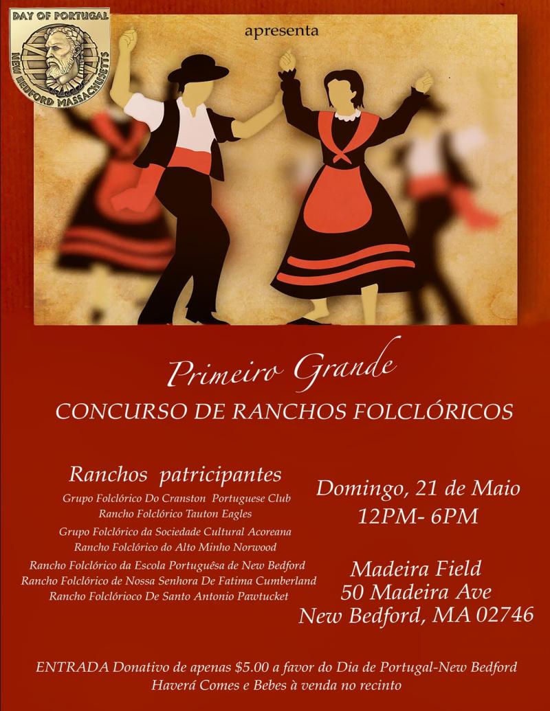 Folkloric Competition May 21 at Madeira Field New Bedford